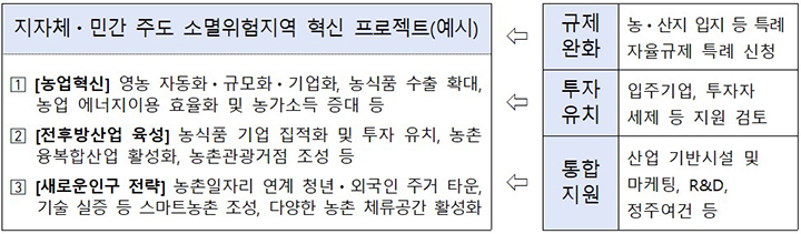 자율규제혁신지구 지원체계 (자세한 내용은 본문에 설명 있음)