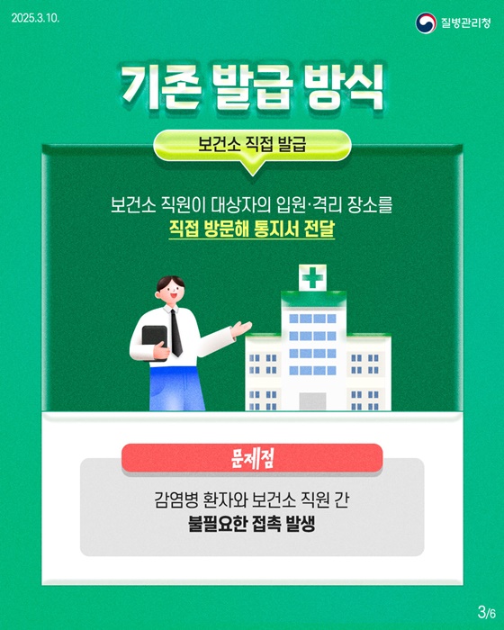 입원격리통지서, 이제 국민비서를 통해 모바일로!