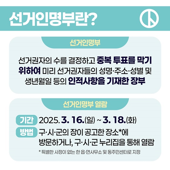 2025.4.2. 재·보궐선거 투표 안내