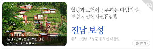 힐링과 모험이 공존하는 마법의 숲, 보성 제암산자연휴양림 - 전남 보성군