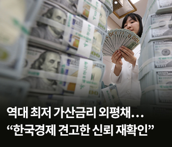 역대 최저 가산금리 외평채…“한국경제 견고한 신뢰 재확인”