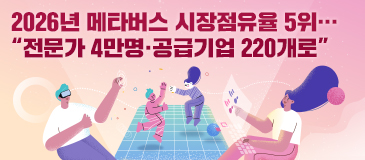 2026년 메타버스 시장점유율 5위…“전문가 4만명·공급기업 220개로”