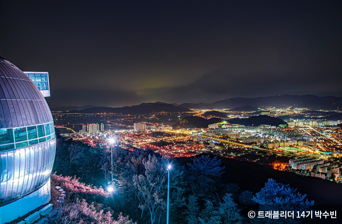 전망대에서 본 김해의 야경 - ⓒ 트래블리더 14기 박수빈