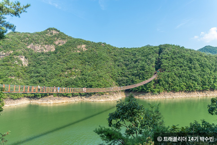 제천 10경 옥순봉 출렁다리 - ⓒ 트래블리더 14기 박수빈