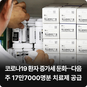 코로나19 환자 증가세 둔화…다음 주 17만7000명분 치료제 공급