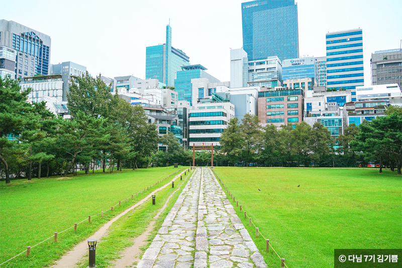 선릉에서 본 도심 ⓒ 다님 7기 김기쁨