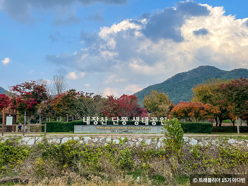 내장산 단풍생태공원 ⓒ 트래블리더 15기 이다빈